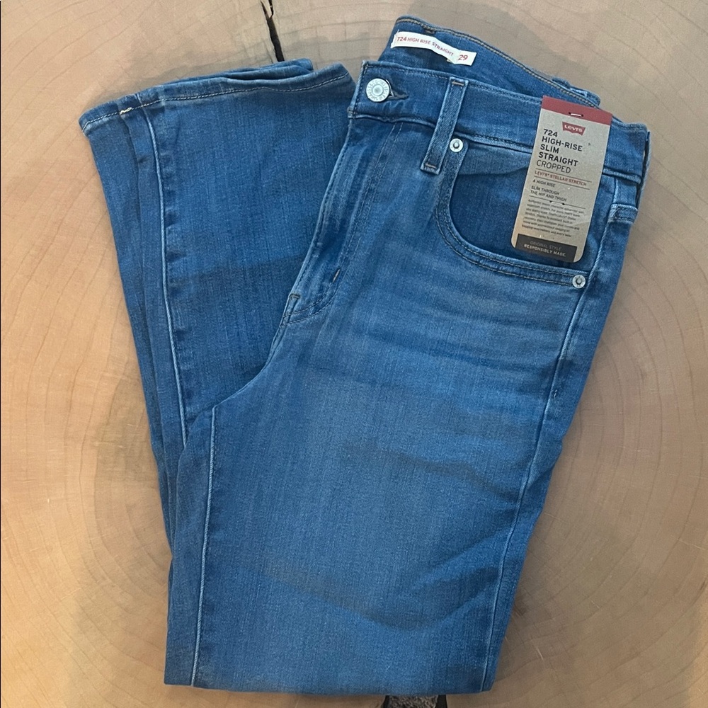 Levi's Classic Straight Leg Blue Jeans